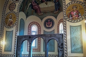Фреска Св. Троицы (мастер Семен Небогатов)