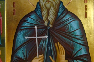 Савва Освященный (фрагмент иконы)