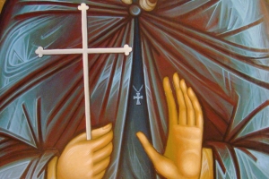 Савва Освященный (фрагмент иконы)