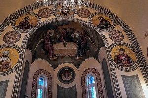 Фреска Св. Троицы (мастер Семен Небогатов)